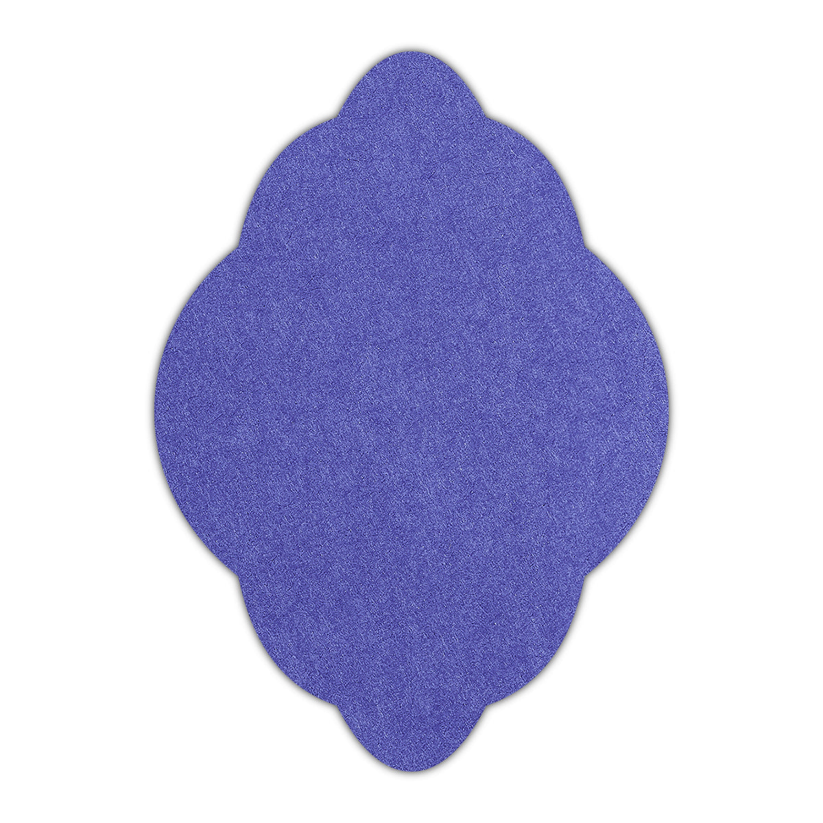 CMYK Print on Royal Blue Cardstock | Shape P21 | 8.5" x 11"
