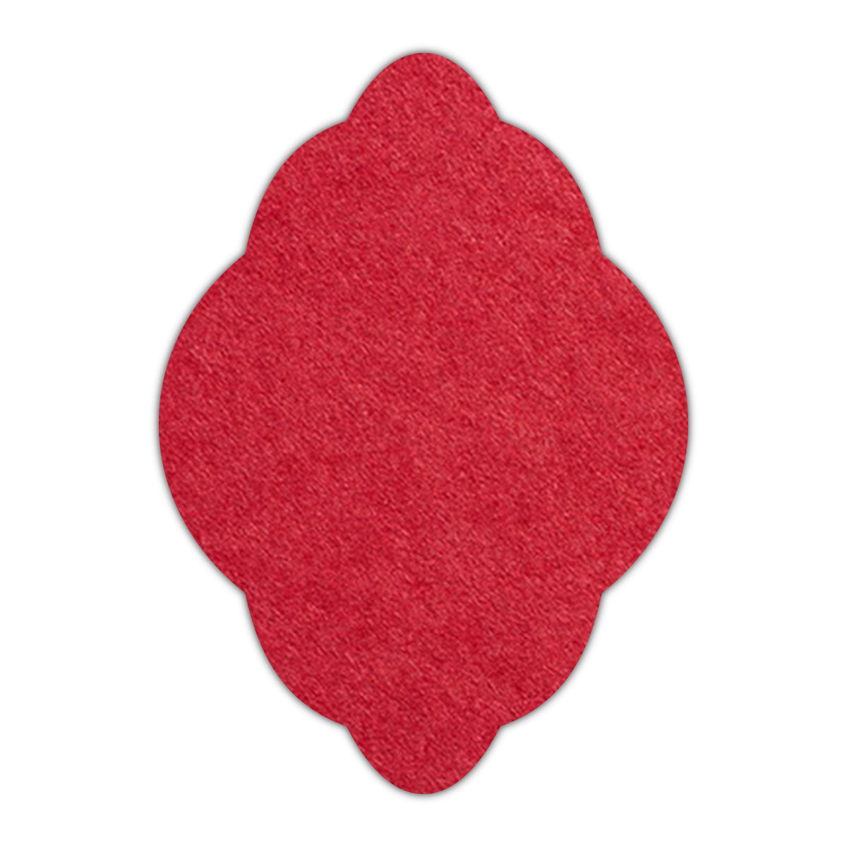 CMYK Print on Scarlet Red Cardstock | Shape P21 | 5" x 7"