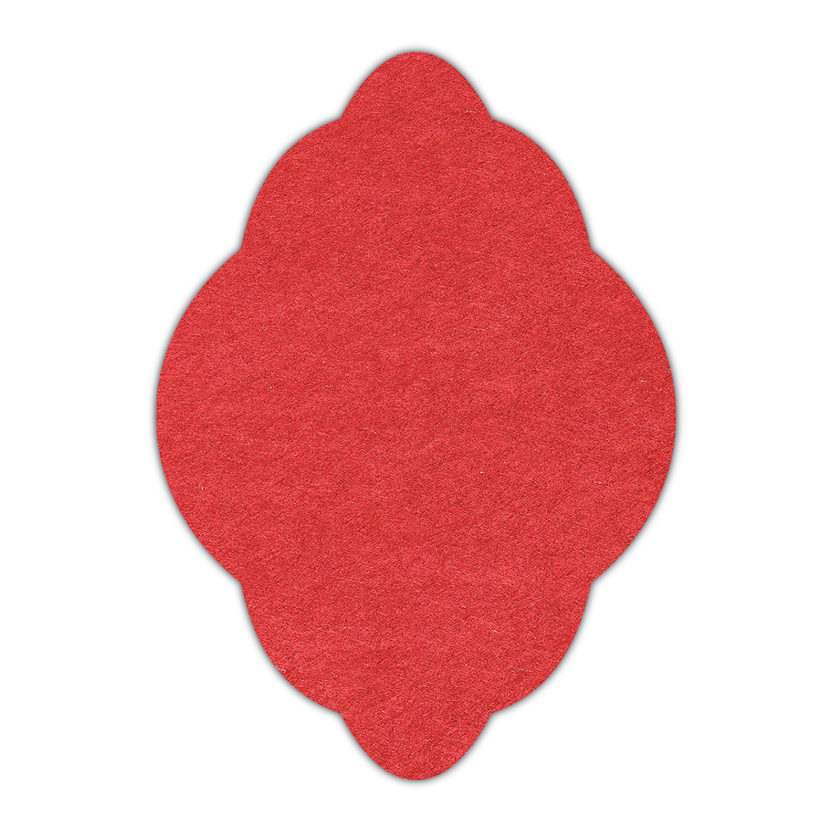 CMYK Print on Vermilion Cardstock | Shape P21 | 5" x 7"
