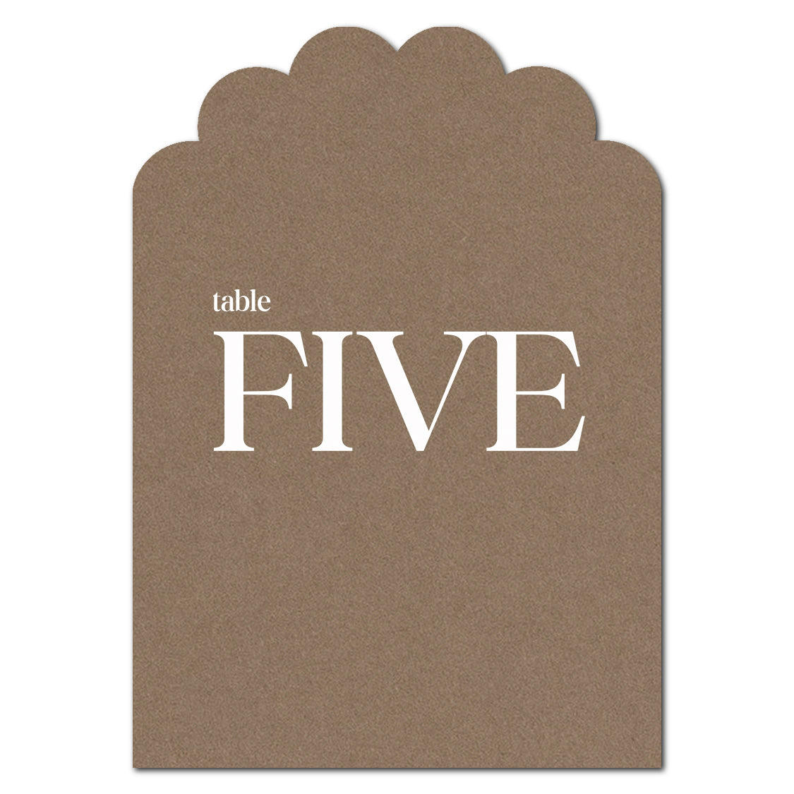 Individually Personalized Wedding Prints on Diecut Cardstock - Shape P220
