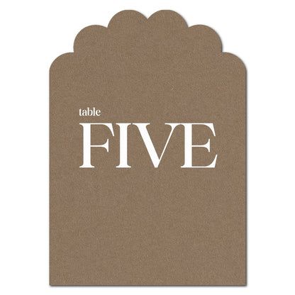 Individually Personalized Wedding Prints on Diecut Cardstock - Shape P220