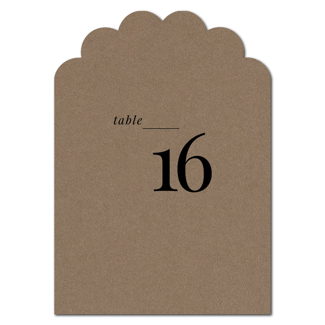 Individually Personalized Wedding Prints on Diecut Cardstock - Shape P220