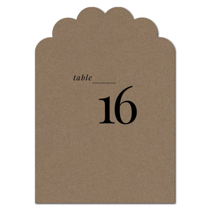 Individually Personalized Wedding Prints on Diecut Cardstock - Shape P220