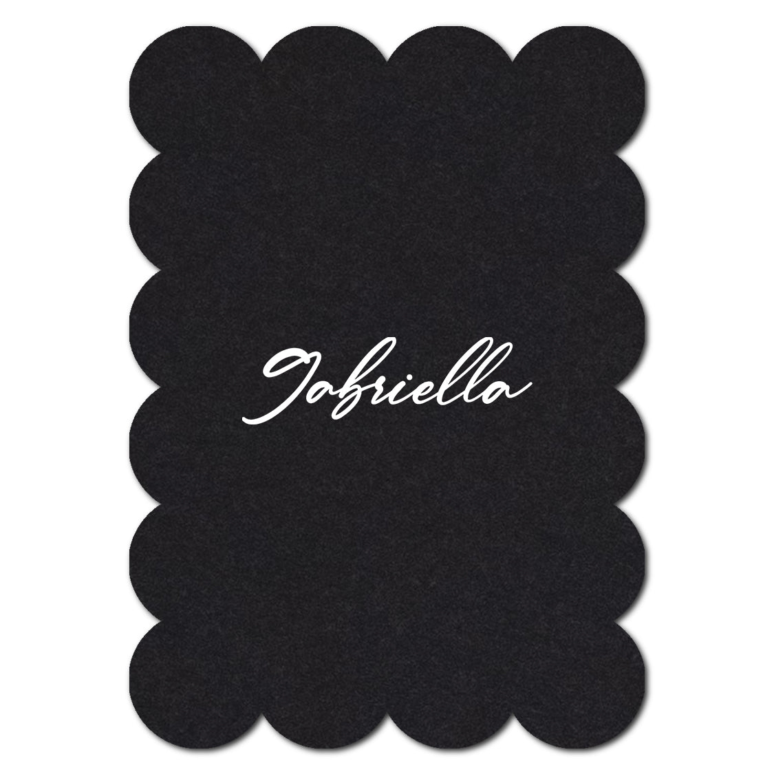 Individually Personalized Wedding Prints on Diecut Cardstock - Shape P221