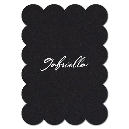 Individually Personalized Wedding Prints on Diecut Cardstock - Shape P221