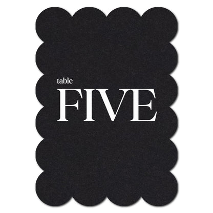 Individually Personalized Wedding Prints on Diecut Cardstock - Shape P221