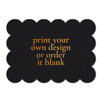 Custom Wedding Prints on Diecut Shaped Cardstock | Shape P221