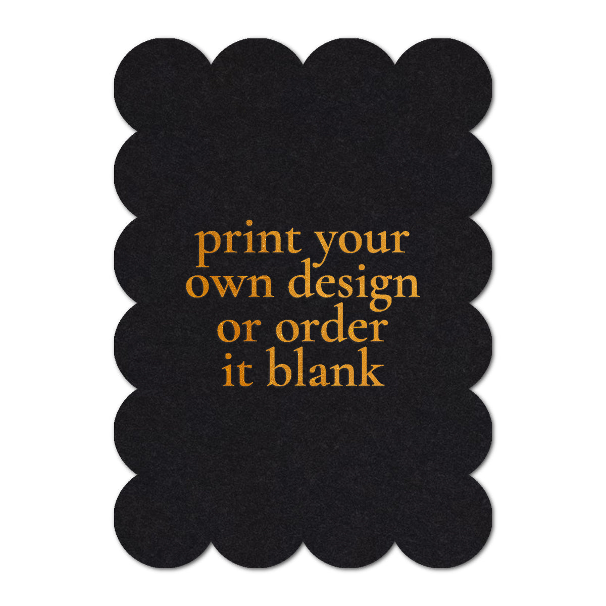 Custom Wedding Prints on Diecut Shaped Cardstock | Shape P221