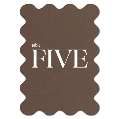 Individually Personalized Wedding Prints on Diecut Cardstock - Shape P222
