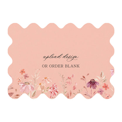Custom Wedding Prints on Diecut Shaped Cardstock | Shape P222