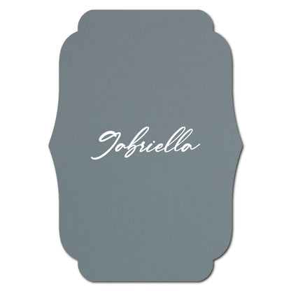 Individually Personalized Wedding Prints on Diecut Cardstock - Shape P224