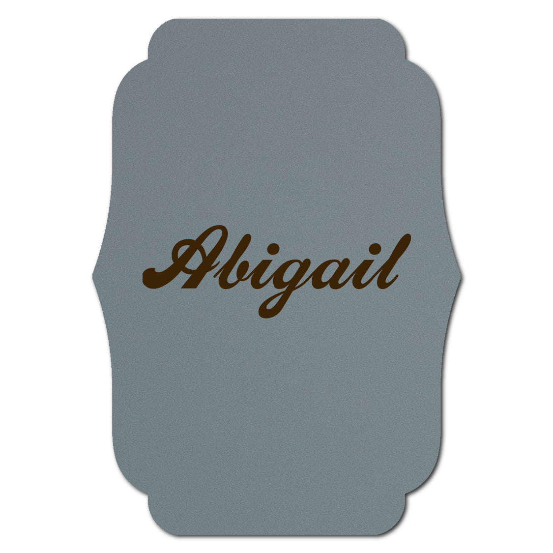 Individually Personalized Wedding Prints on Diecut Cardstock - Shape P224