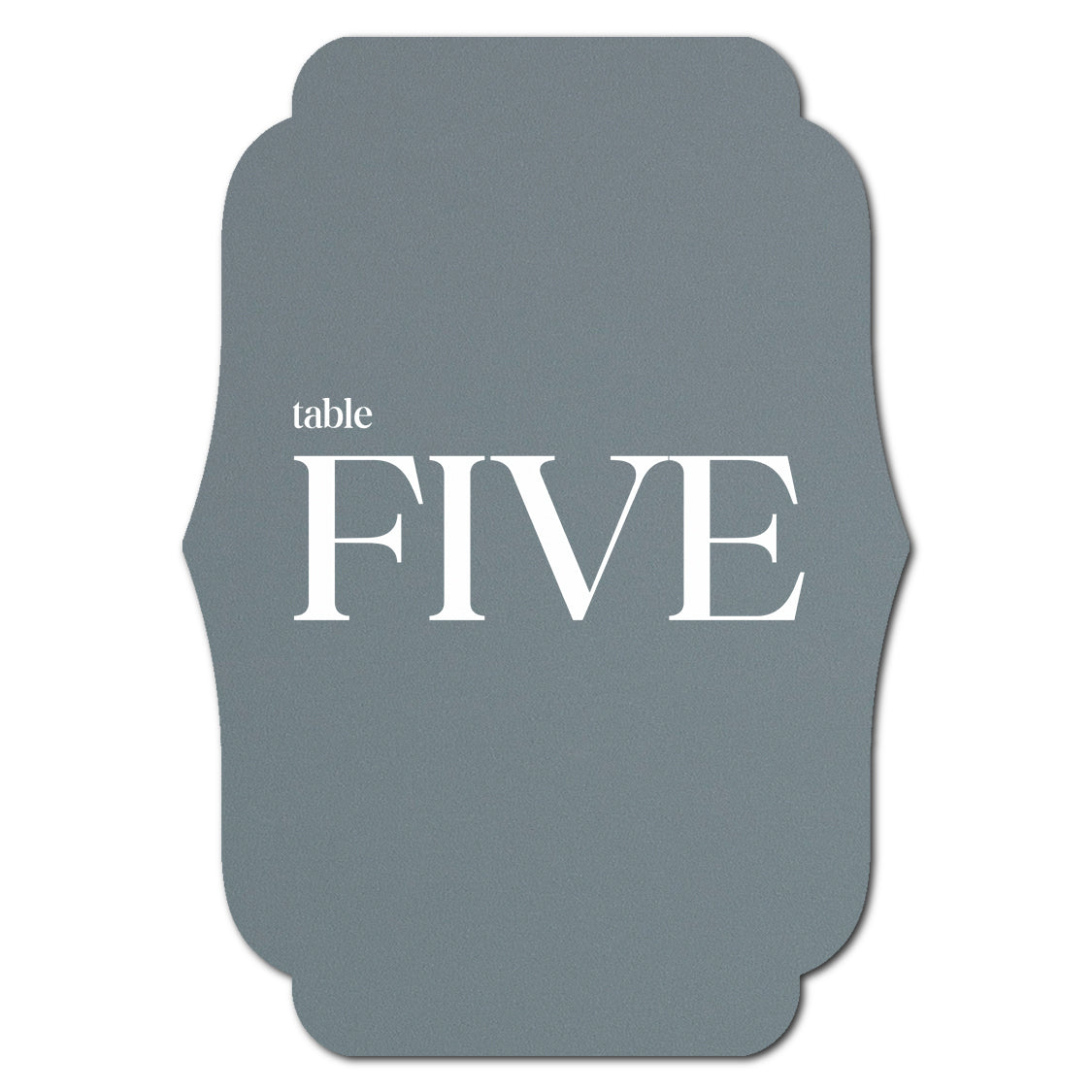 Individually Personalized Wedding Prints on Diecut Cardstock - Shape P224