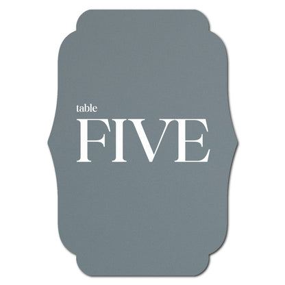 Individually Personalized Wedding Prints on Diecut Cardstock - Shape P224