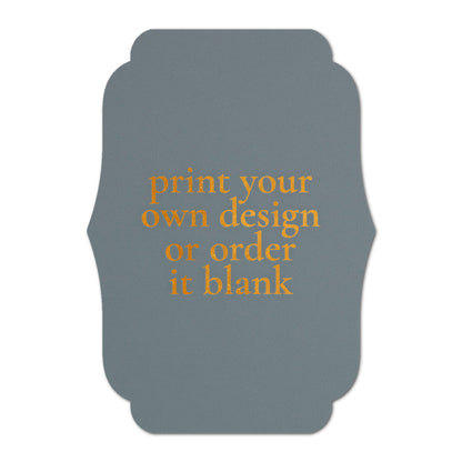 Custom Wedding Prints on Diecut Shaped Cardstock | Shape P224