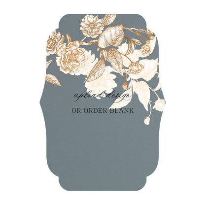 Custom Wedding Prints on Diecut Shaped Cardstock | Shape P224