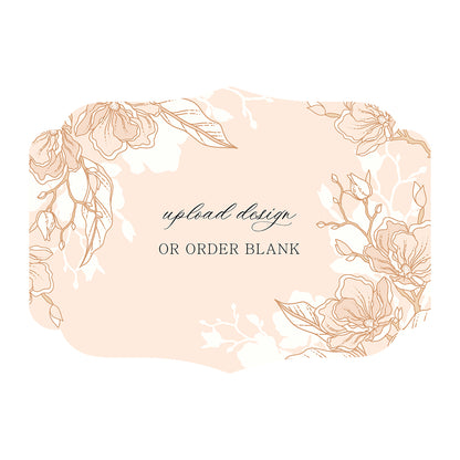 Custom Wedding Prints on Diecut Shaped Cardstock | Shape P224