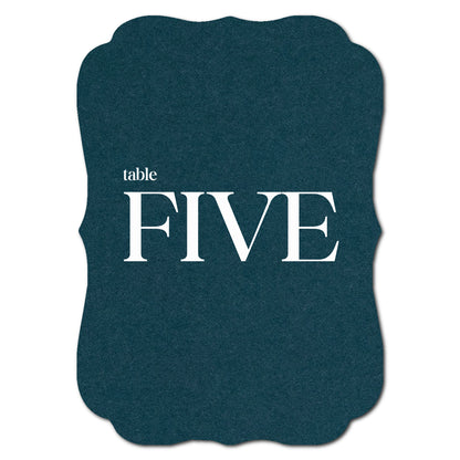 Individually Personalized Wedding Prints on Diecut Cardstock - Shape P225