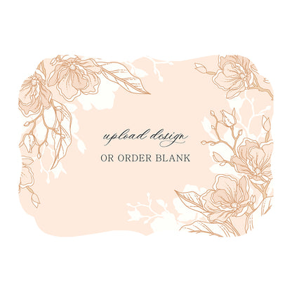 Custom Wedding Prints on Diecut Shaped Cardstock | Shape P225