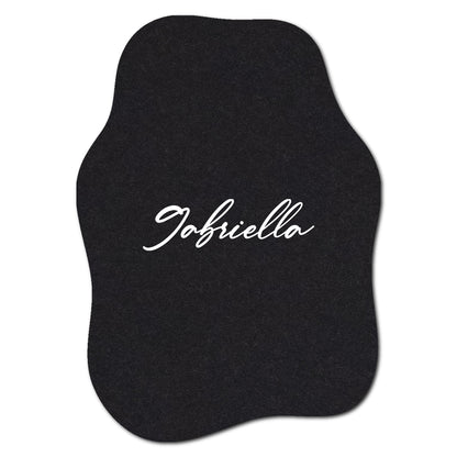 Individually Personalized Wedding Prints on Diecut Cardstock - Shape P226