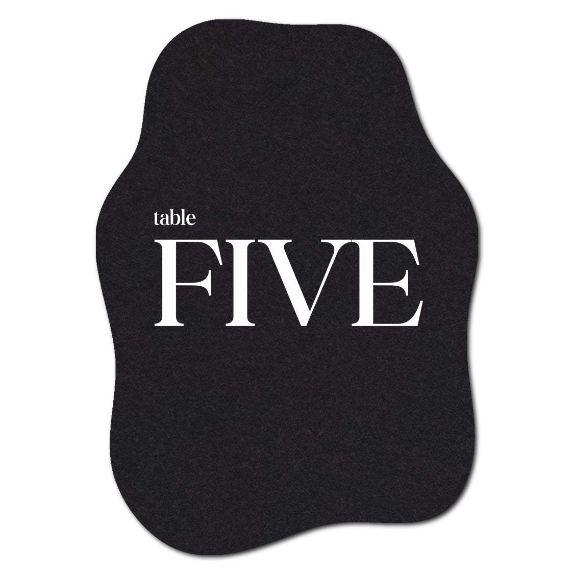 Individually Personalized Wedding Prints on Diecut Cardstock - Shape P226