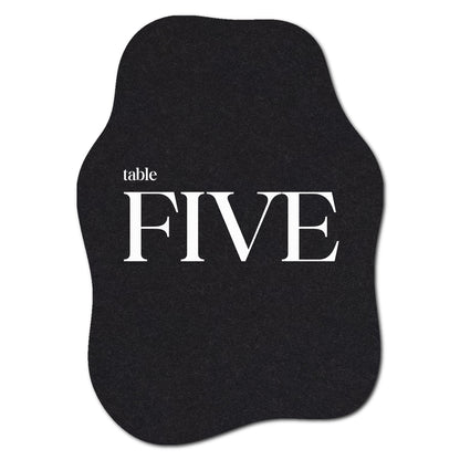 Individually Personalized Wedding Prints on Diecut Cardstock - Shape P226