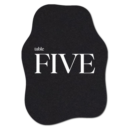 Individually Personalized Wedding Prints on Diecut Cardstock - Shape P226