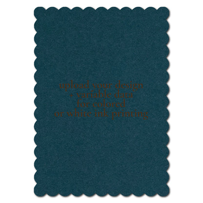 Individually Personalized Wedding Prints on Diecut Cardstock - Shape P227