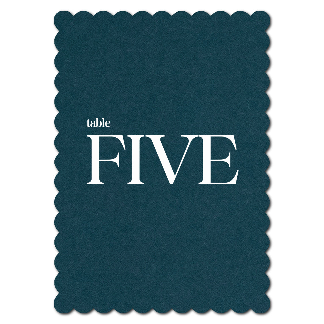 Individually Personalized Wedding Prints on Diecut Cardstock - Shape P227