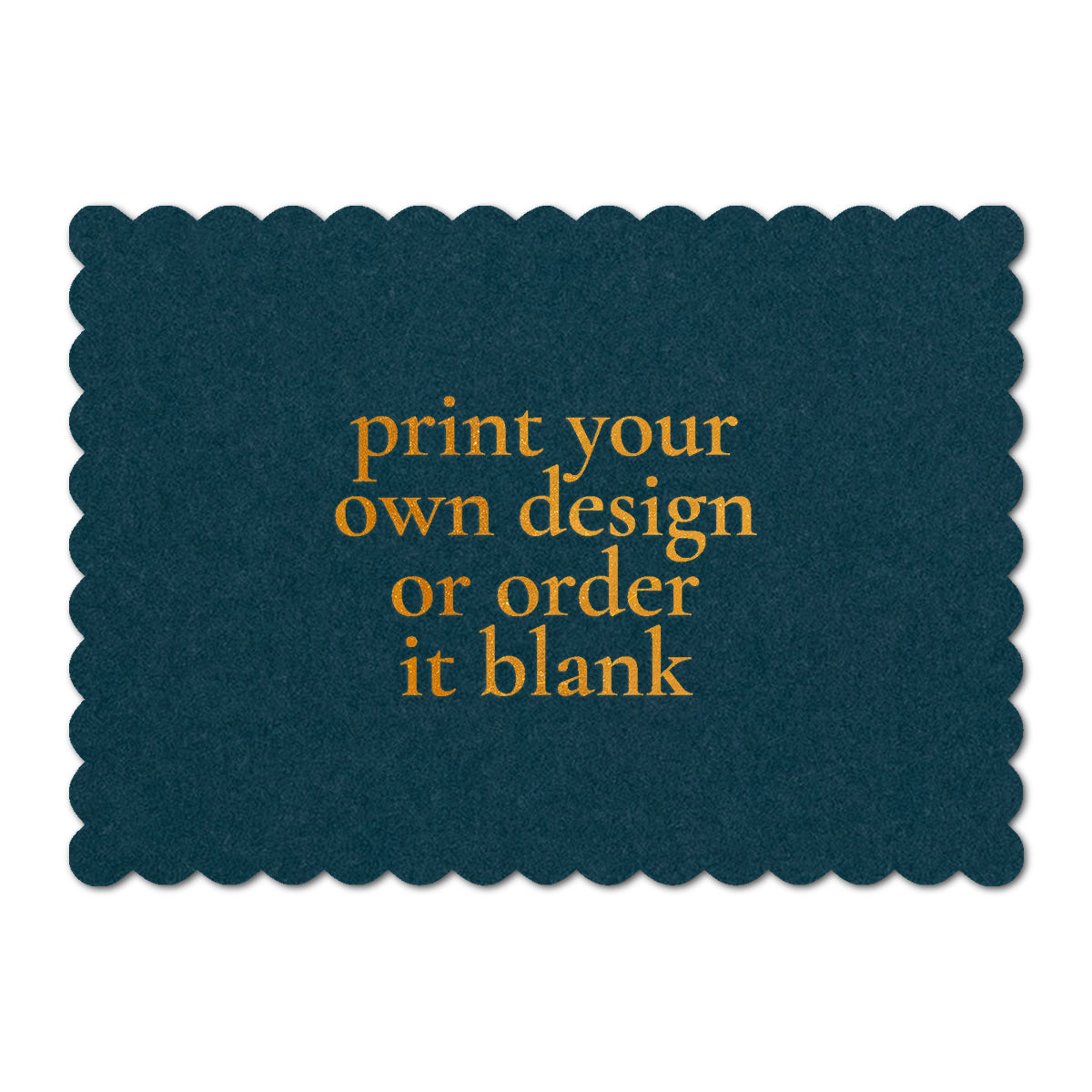 Custom Wedding Prints on Diecut Shaped Cardstock | Shape P227
