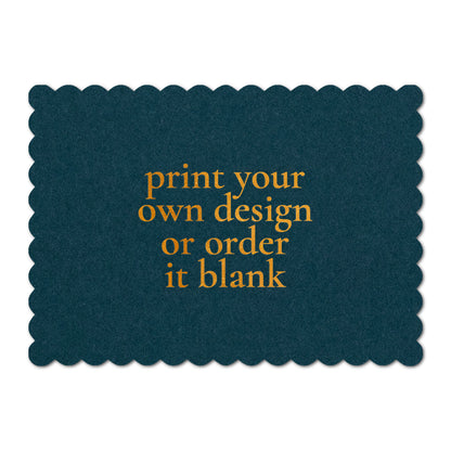 Custom Wedding Prints on Diecut Shaped Cardstock | Shape P227