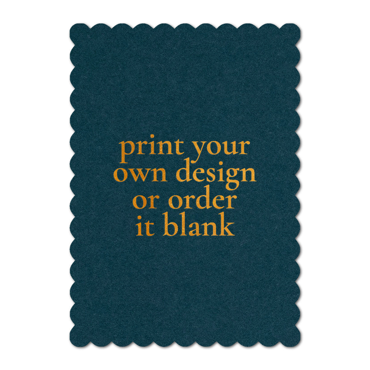 Custom Wedding Prints on Diecut Shaped Cardstock | Shape P227