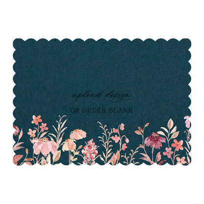 Custom Wedding Prints on Diecut Shaped Cardstock | Shape P227