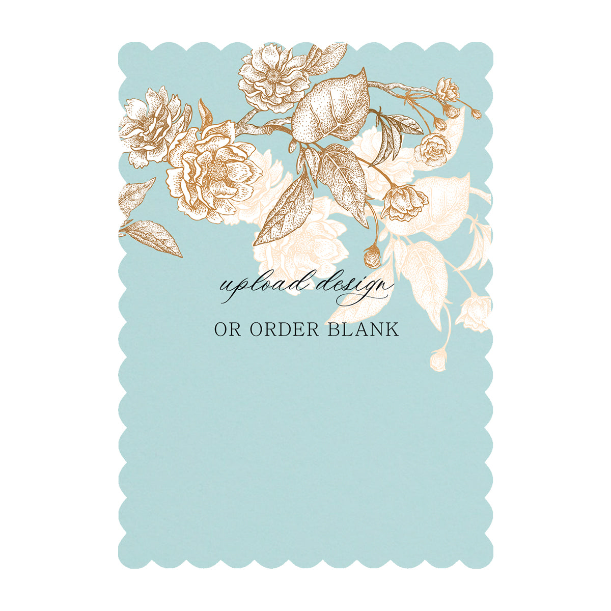 Custom Wedding Prints on Diecut Shaped Cardstock | Shape P227