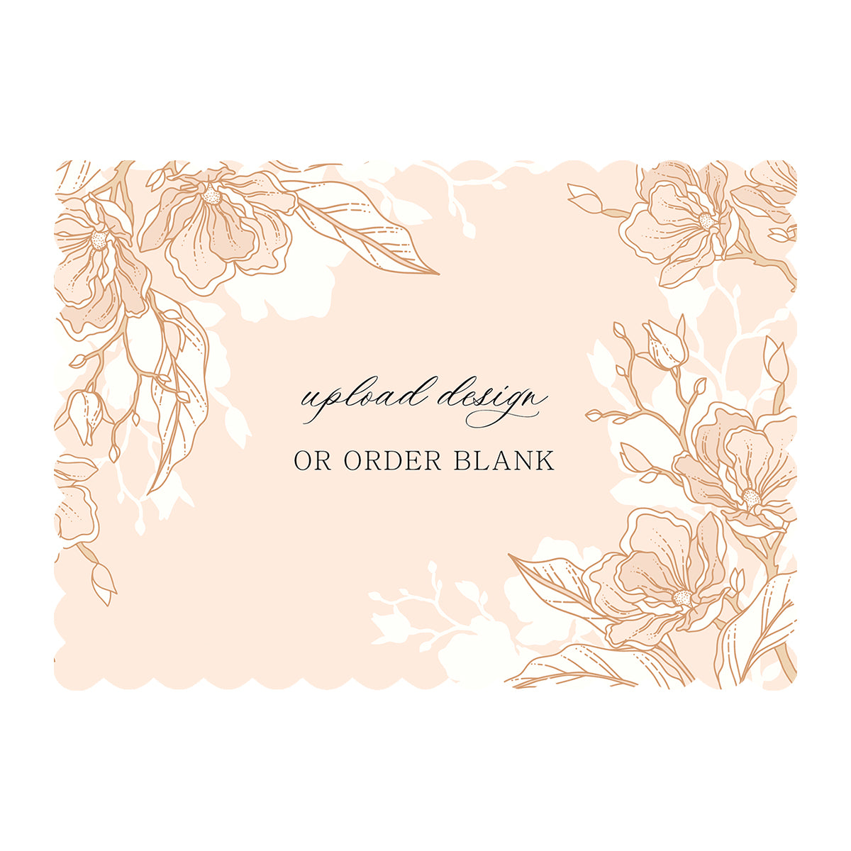 Custom Wedding Prints on Diecut Shaped Cardstock | Shape P227