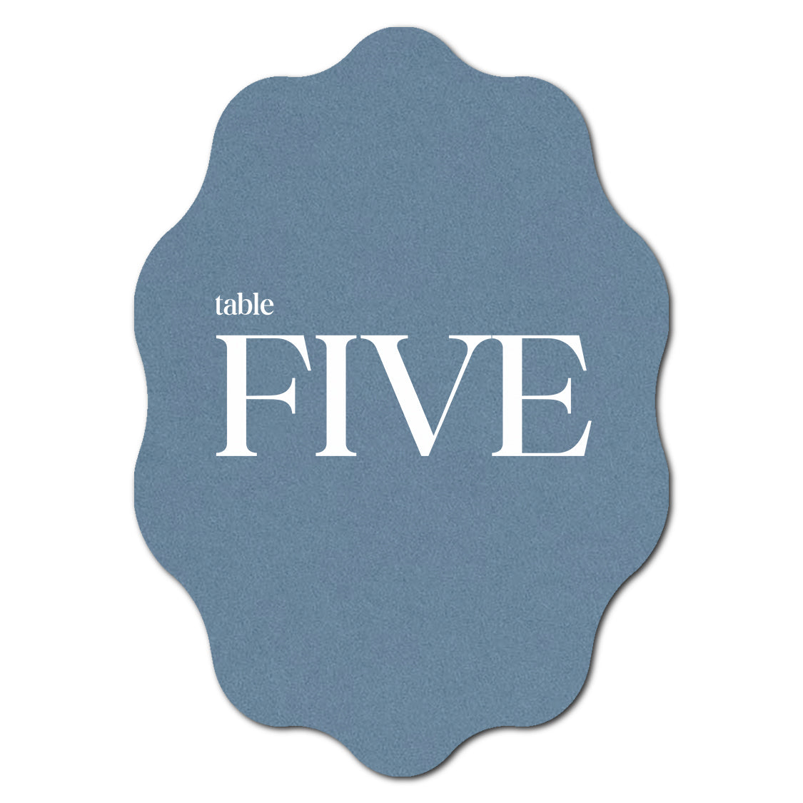 Individually Personalized Wedding Prints on Diecut Cardstock - Shape P228