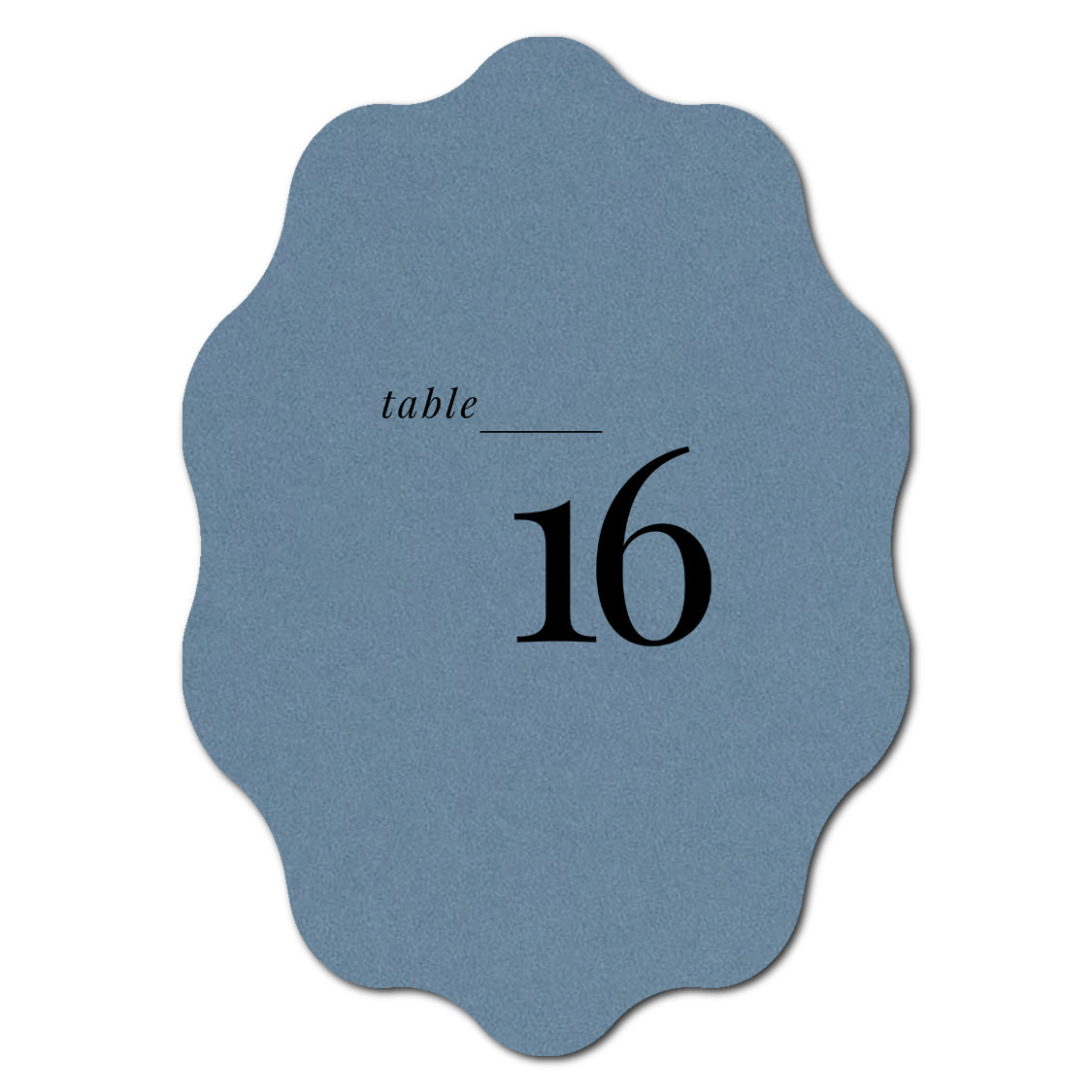 Individually Personalized Wedding Prints on Diecut Cardstock - Shape P228
