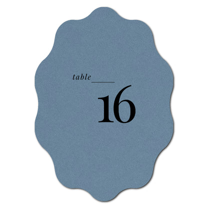 Individually Personalized Wedding Prints on Diecut Cardstock - Shape P228