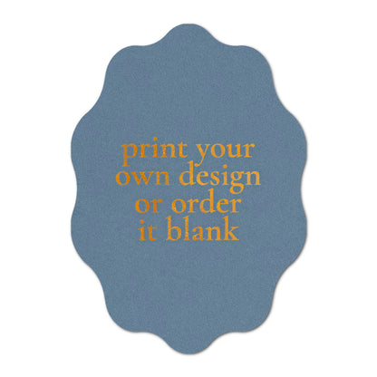 Custom Wedding Prints on Diecut Shaped Cardstock | Shape P228