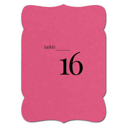 Individually Personalized Wedding Prints on Diecut Cardstock - Shape P229