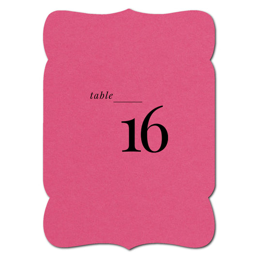 Individually Personalized Wedding Prints on Diecut Cardstock - Shape P229