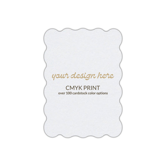 Shape P22 Diecut Card | CMYK Print | 2.5" x 3.5"