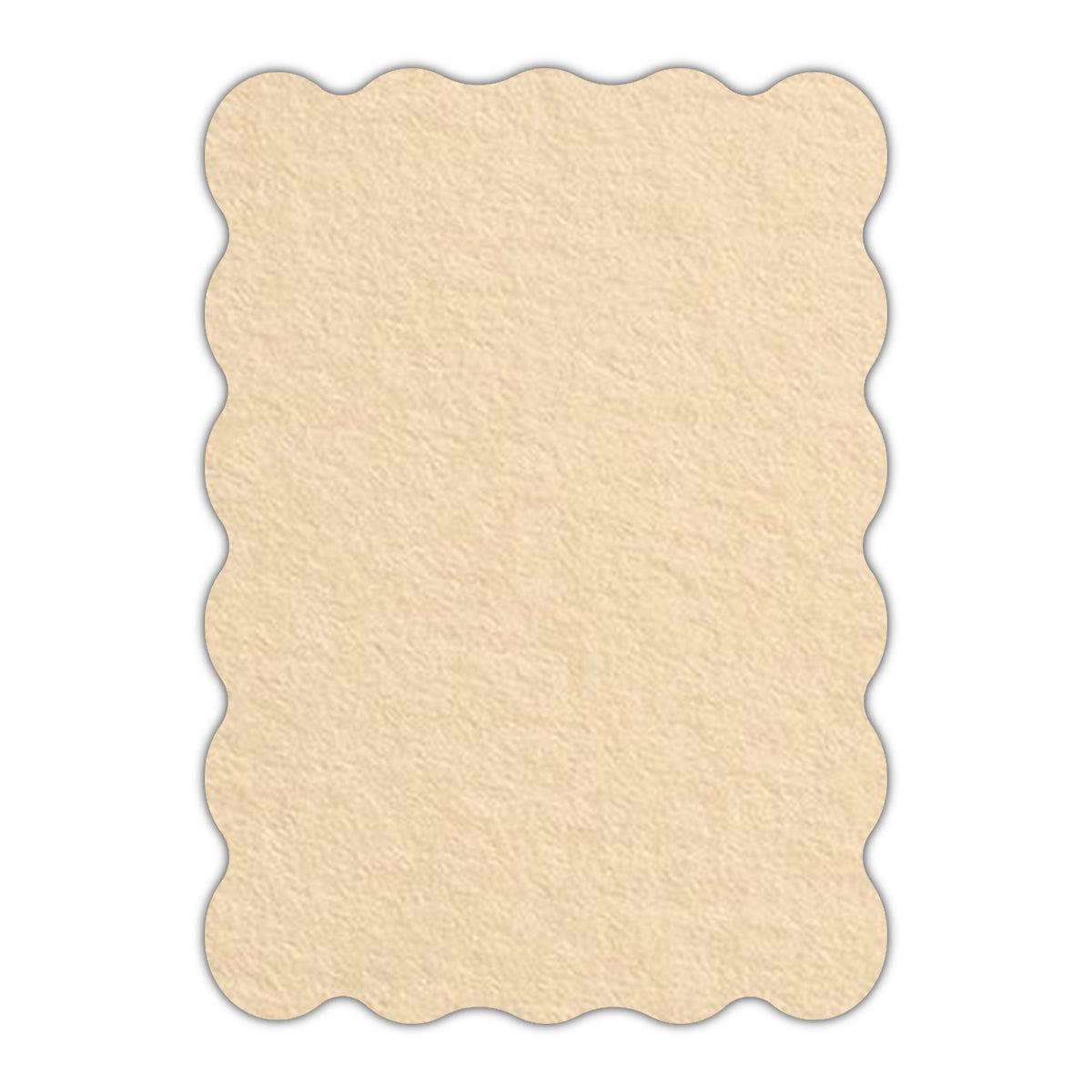 CMYK Print on Antique Ivory Cardstock | Shape P22 | 2" x 3"