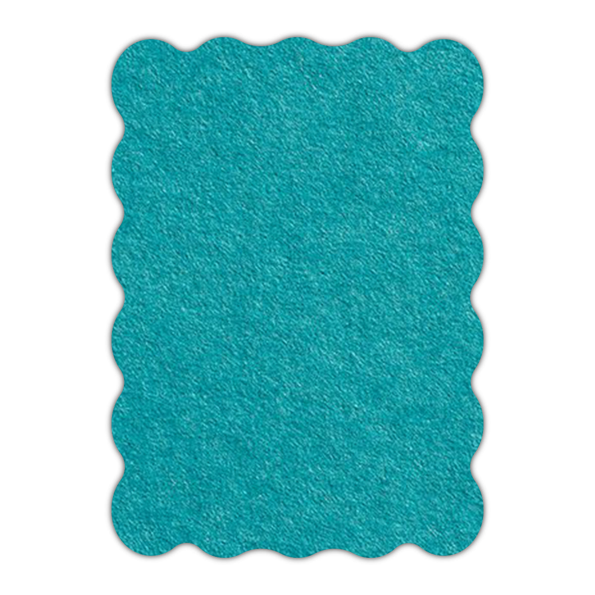 CMYK Print on Aqua Blue Cardstock | Shape P22 | 8" x 10"