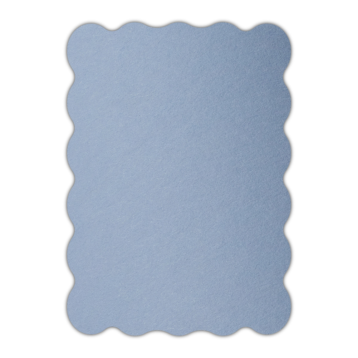 CMYK Print on Azure Blue Cardstock | Shape P22 | 8" x 10"