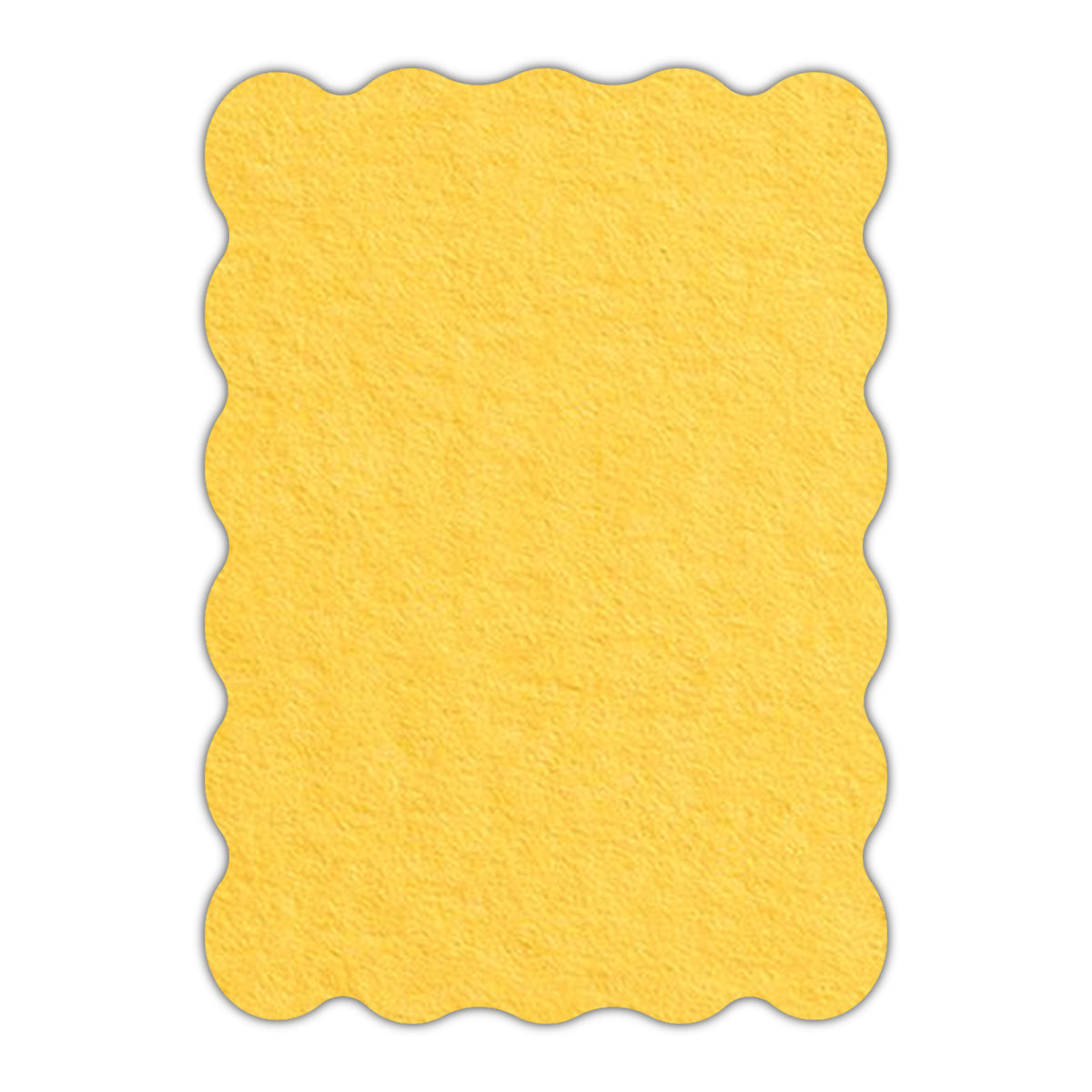 CMYK Print on Canary Yellow Cardstock | Shape P22 | 2" x 3"