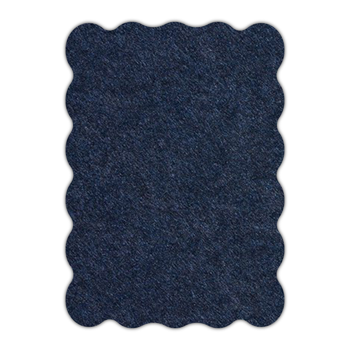 CMYK Print on Dark Navy Blue Cardstock | Shape P22 | 5" x 8"