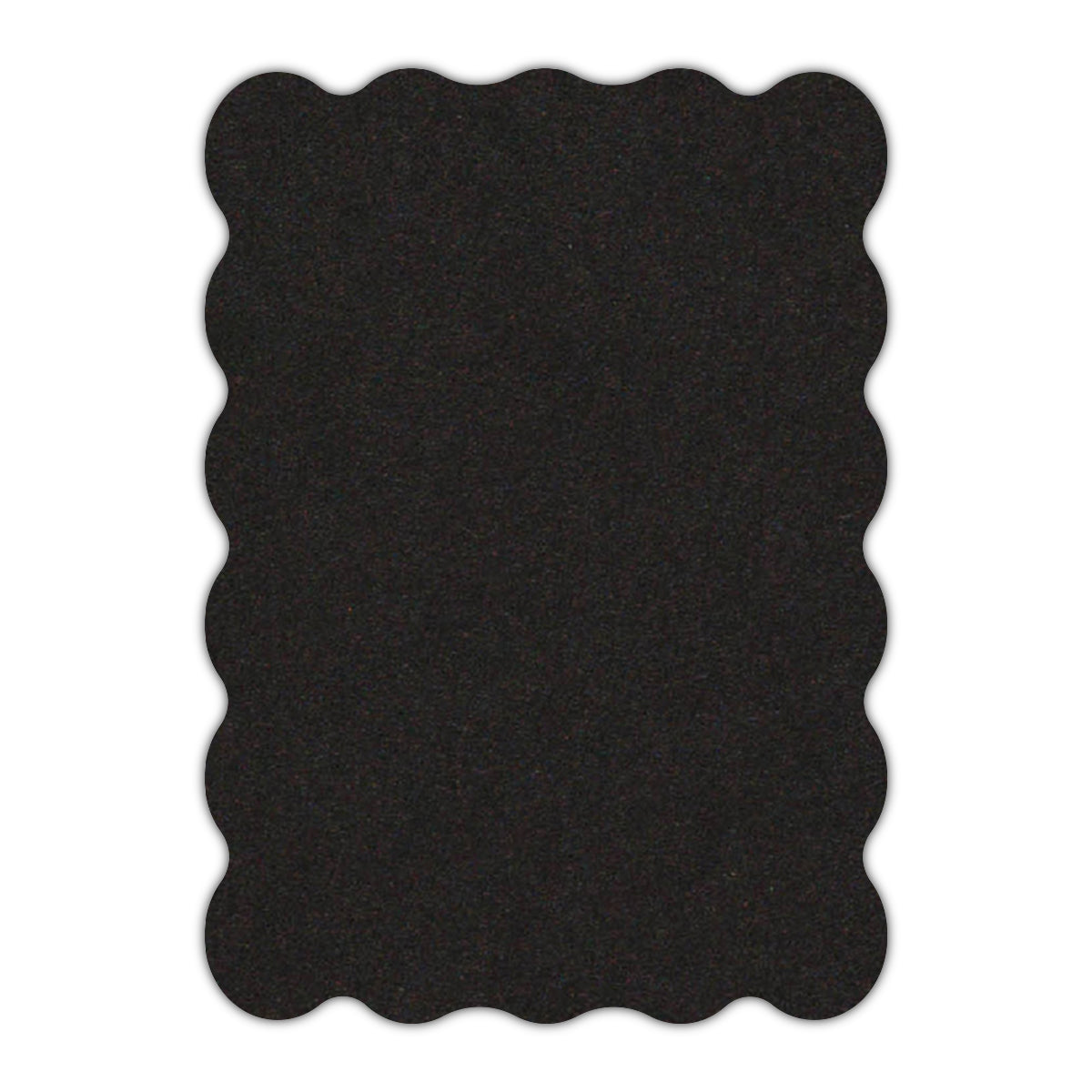CMYK Print on Deep Black Cardstock | Shape P22 | 5" x 7"