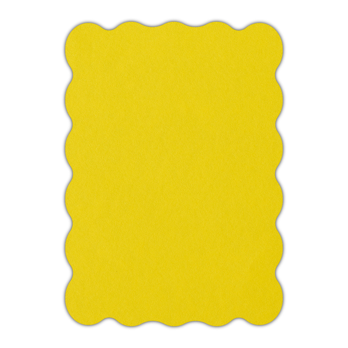 CMYK Print on Factory Yellow Cardstock | Shape P22 | 2.5" x 3.5"
