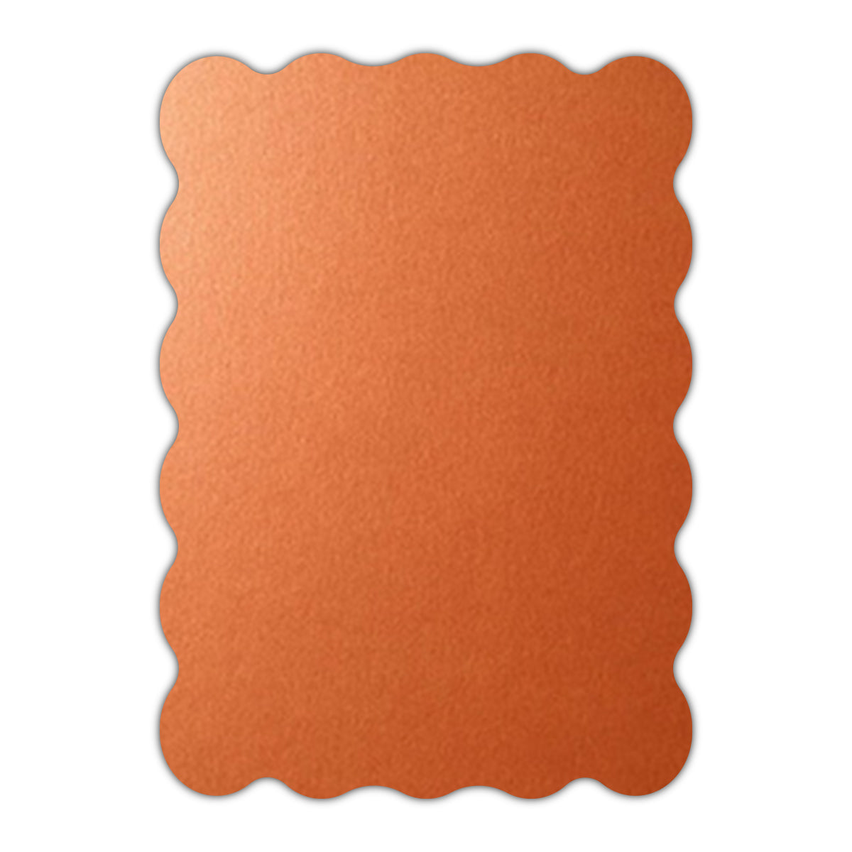 CMYK Print on Shimmer Flame Cardstock | Shape P22 | 2" x 3.5"